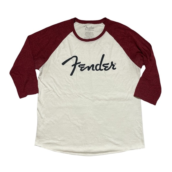 Fender Kids Raglan Shirt - Red and White - Picture 3 of 10